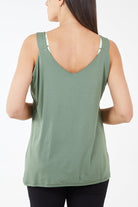 Double Layer Scoop Neck Vest TOPMF2 WearAll
