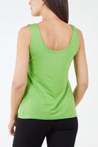 Double Layer Scoop Neck Vest TOPMF2 WearAll