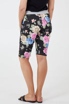 Drawstring Waist Floral Shorts Shorts WearAll
