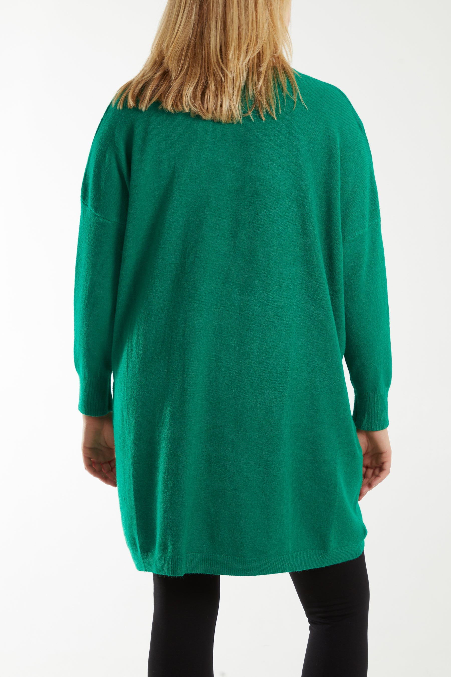 Longline Tortoiseshell Button Pocket Cardigan CMF1 WearAll