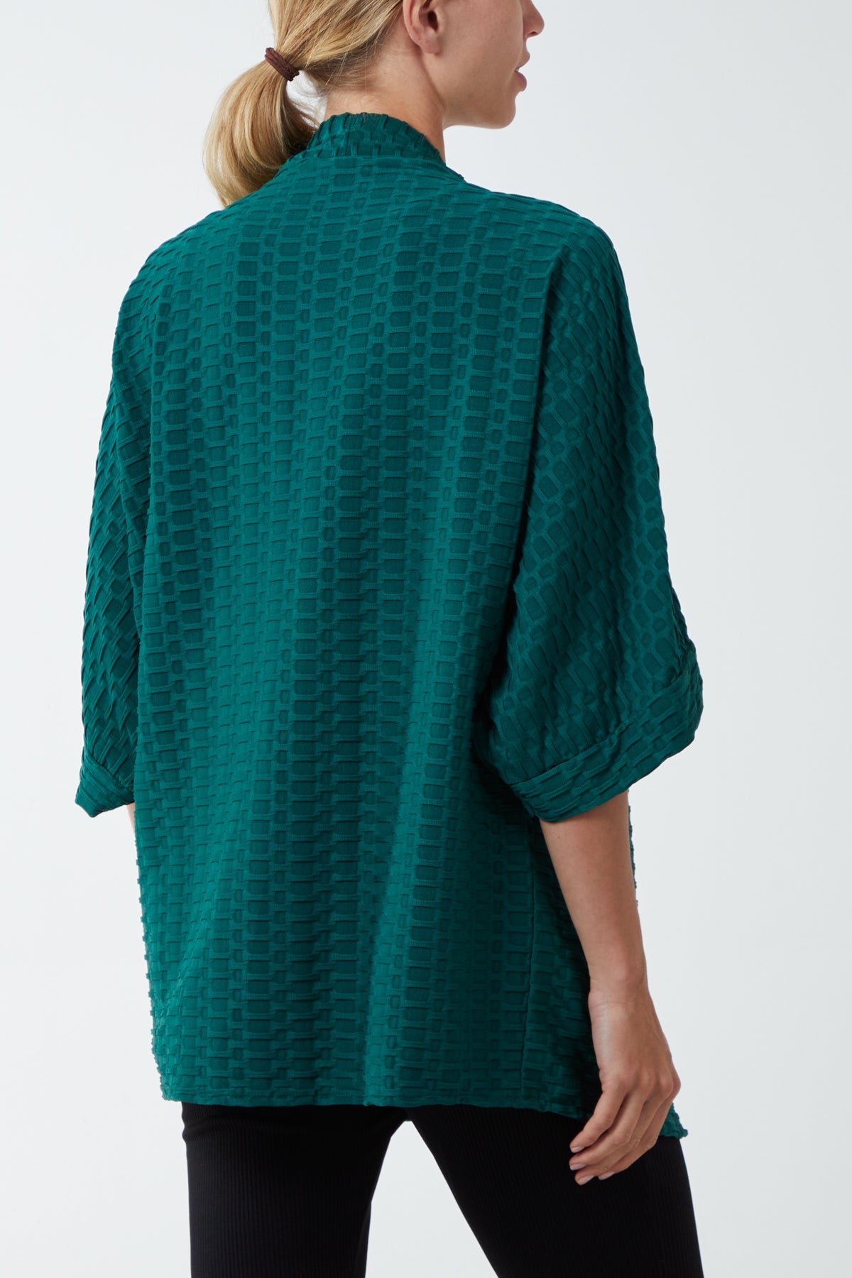 Waffle Texture Jersey Kimono Jacket JK1 WearAll