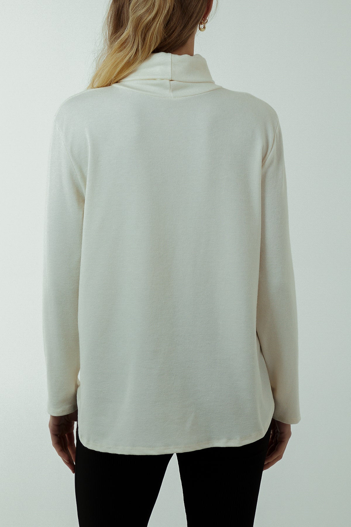 Roll Neck Fine Knit Jumper JMF1 WearAll