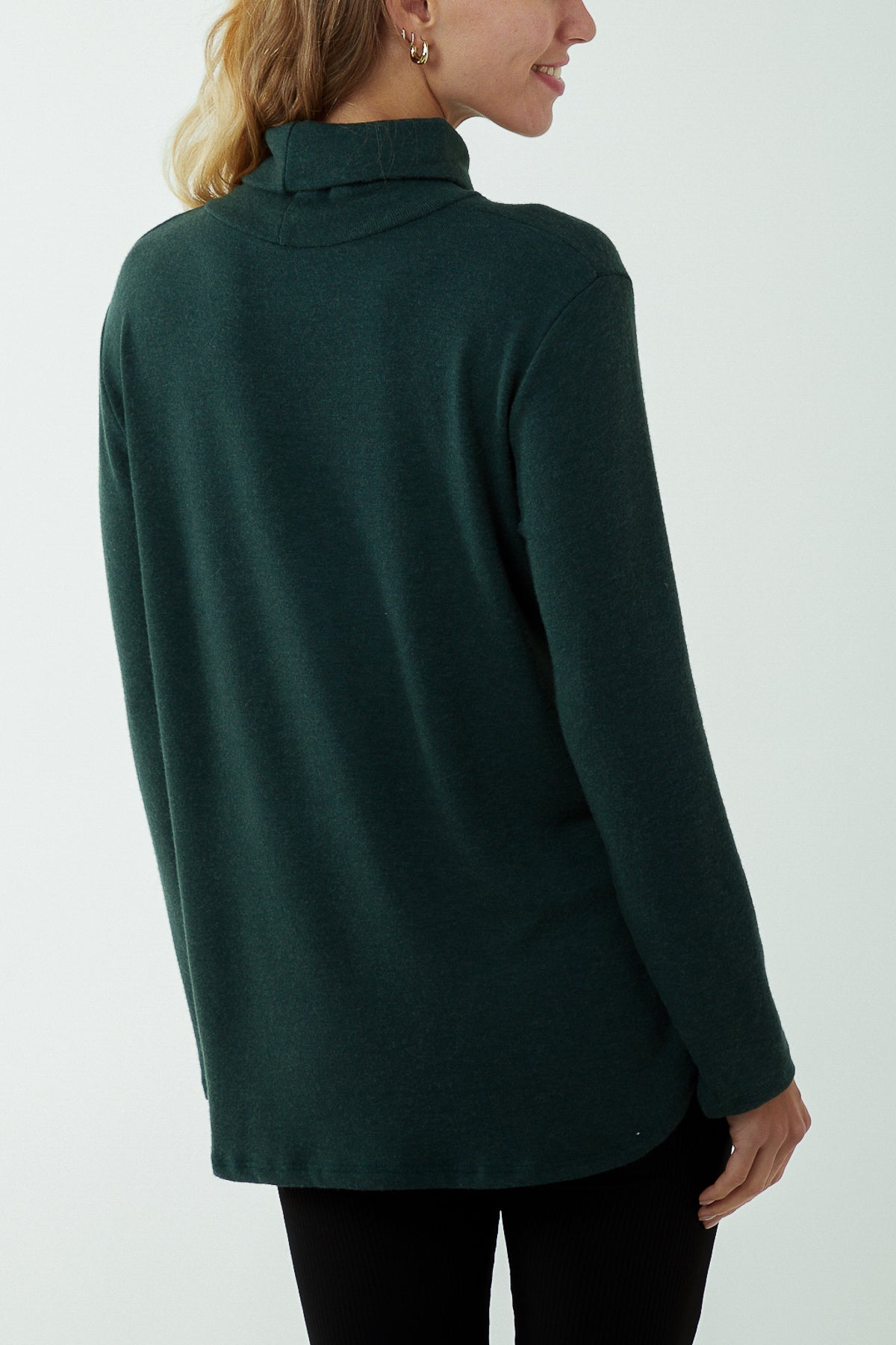 Roll Neck Fine Knit Jumper JMF1 WearAll