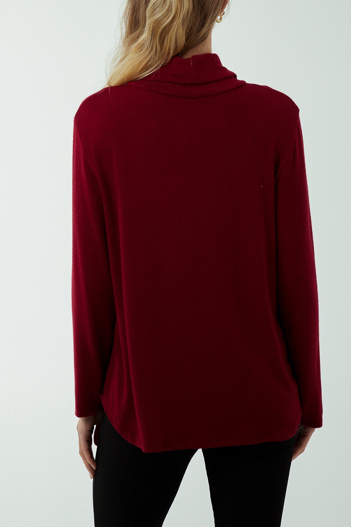 Roll Neck Fine Knit Jumper JMF1 WearAll