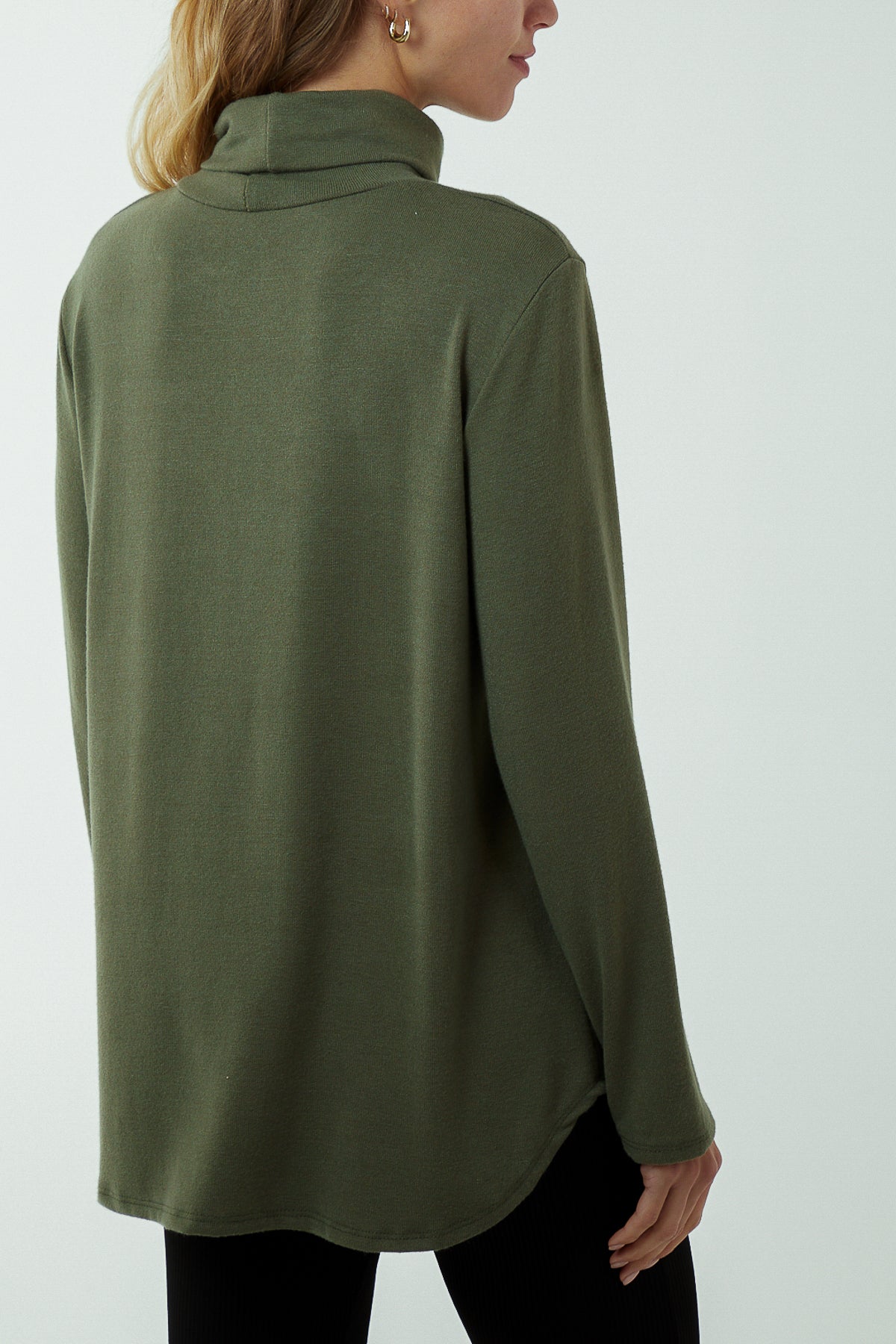 Roll Neck Fine Knit Jumper JMF1 WearAll