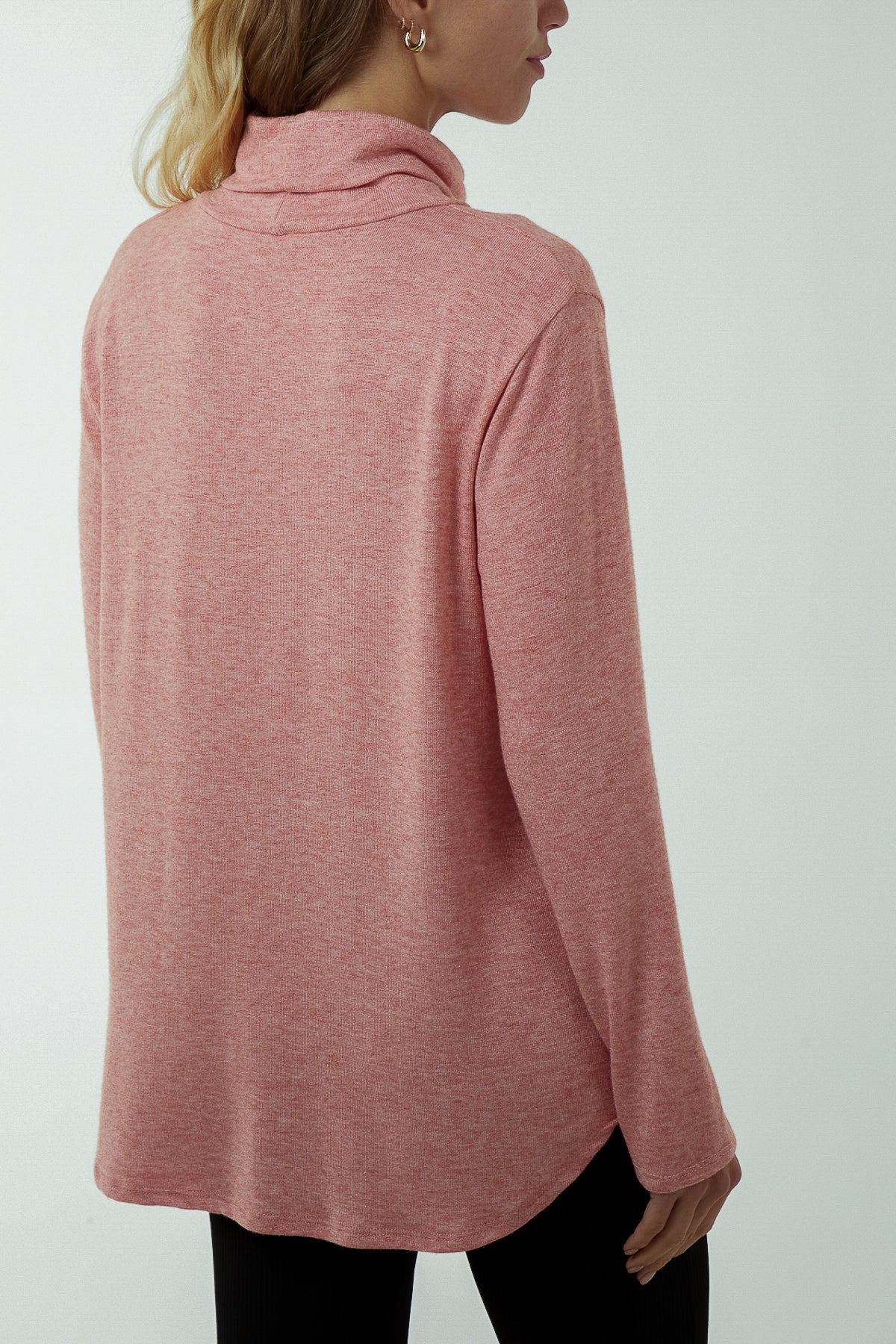 Roll Neck Fine Knit Jumper JMF1 WearAll