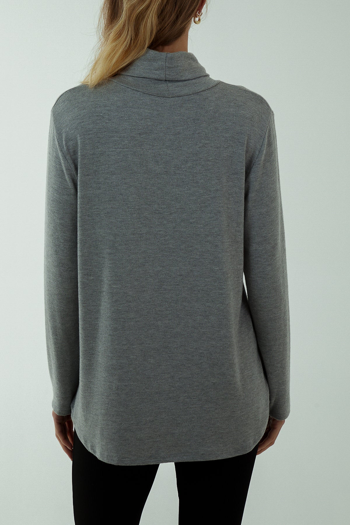 Roll Neck Fine Knit Jumper JMF1 WearAll