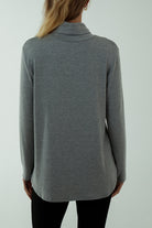 Roll Neck Fine Knit Jumper JMF1 WearAll