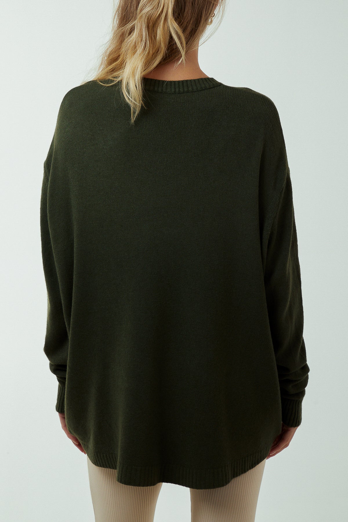 Pocket Crew Neck Oversized Jumper JMF1 WearAll