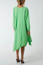 Floaty Asymmetric Hem Midi Dress DMF2 WearAll