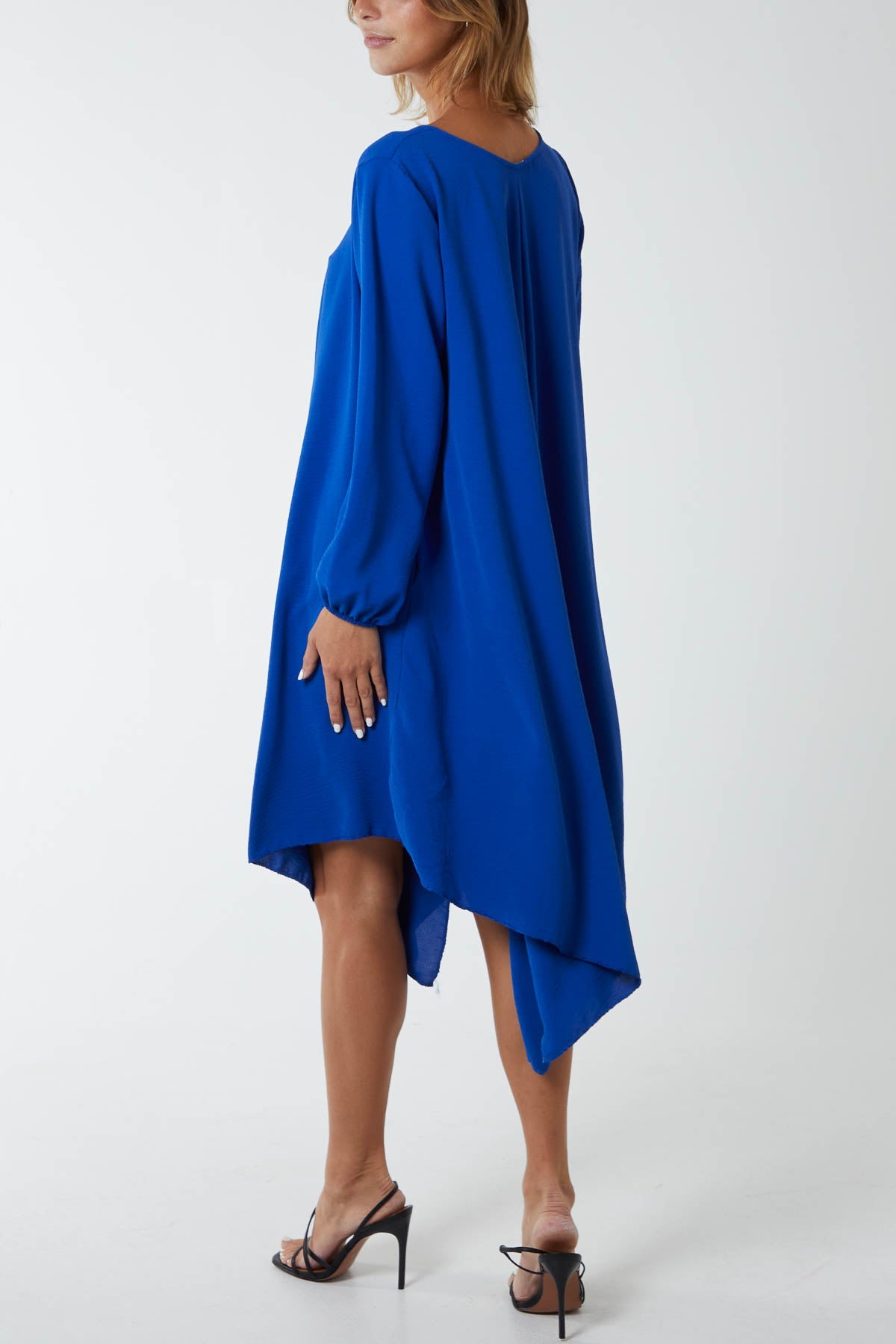 Floaty Asymmetric Hem Midi Dress DMF2 WearAll