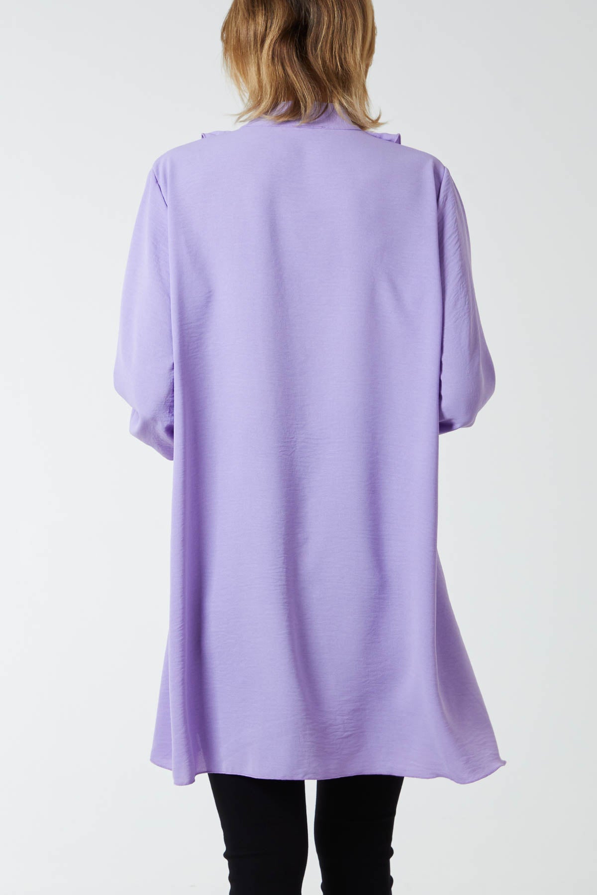 Ruffle Neck Tunic Dress DMF2 WearAll