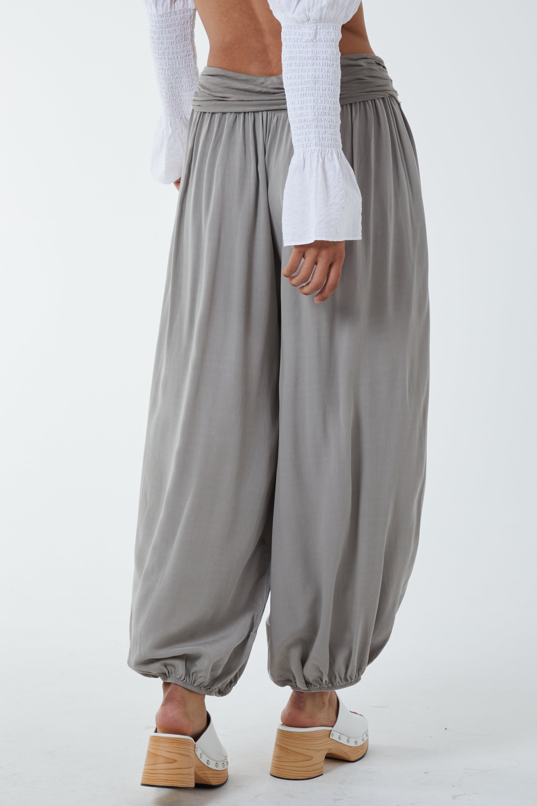 Harem Jersey Waistband Trousers TRS1 WearAll