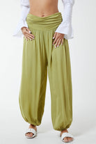 Harem Jersey Waistband Trousers TRS1 WearAll