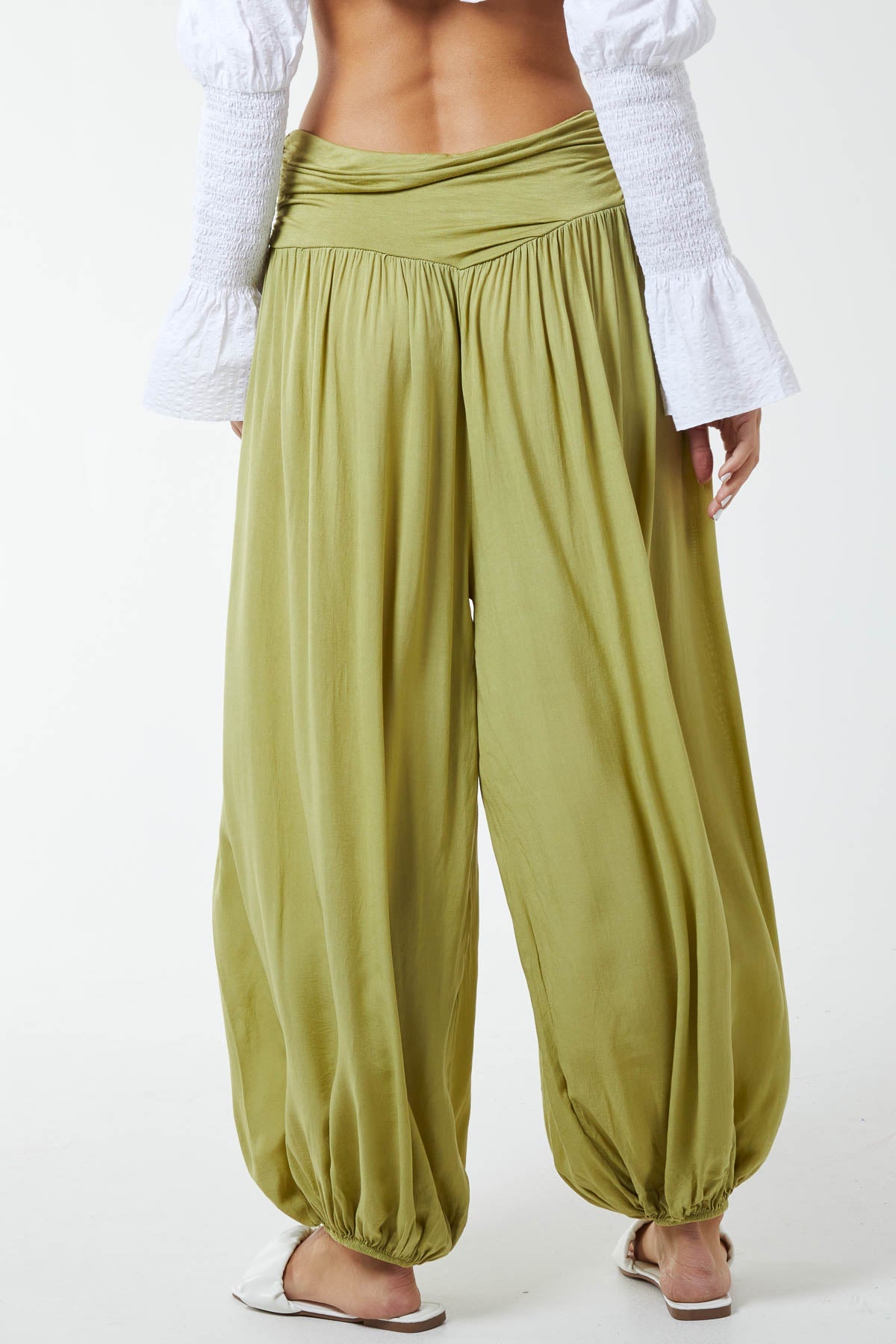 Harem Jersey Waistband Trousers TRS1 WearAll
