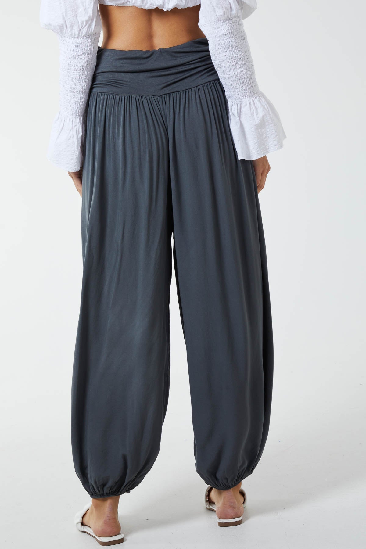 Harem Jersey Waistband Trousers TRS1 WearAll