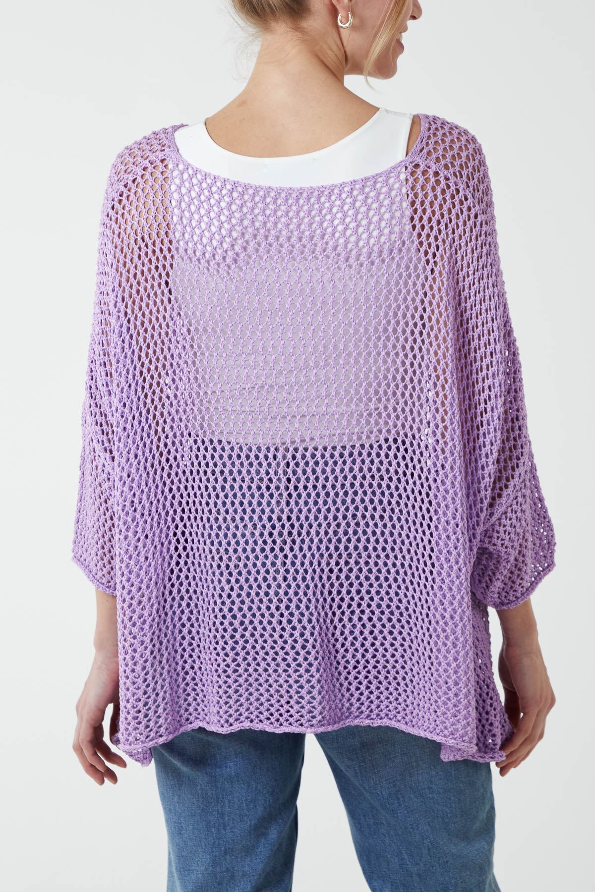 Two Pocket Crochet Blouse TOPMF2 WearAll