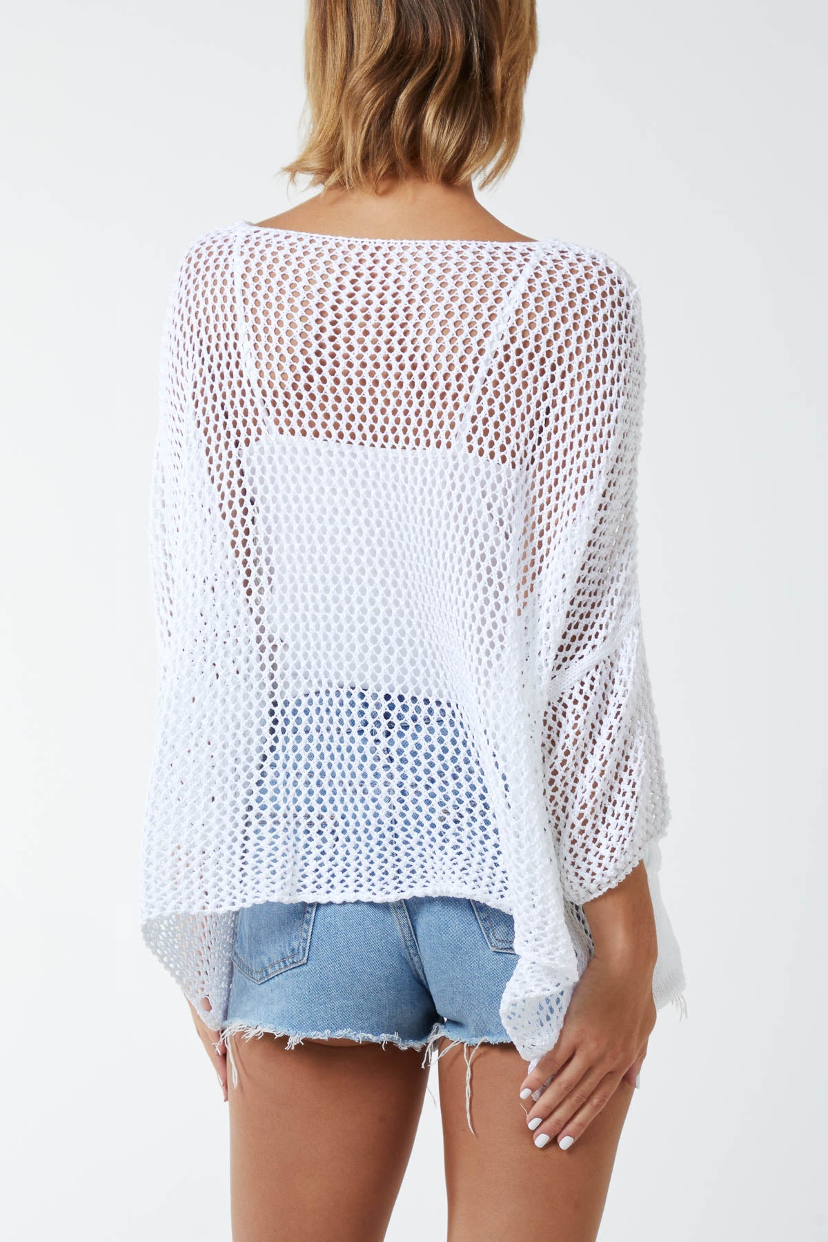 Two Pocket Crochet Blouse TOPMF2 WearAll