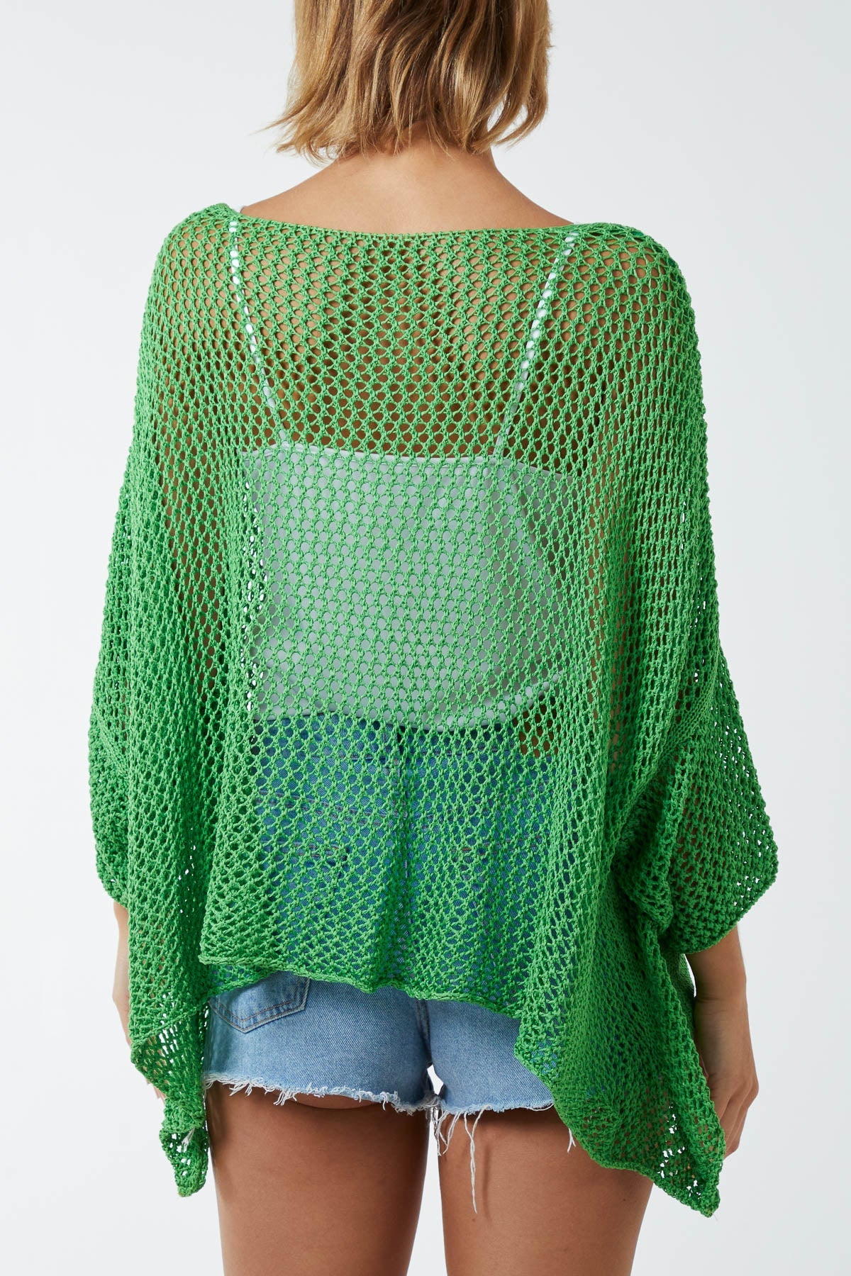 Two Pocket Crochet Blouse TOPMF2 WearAll