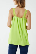 Lace Cami V Neck Top Tops WearAll