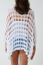 Oversized Diamond Crochet Blouse Blouses WearAll