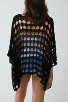 Oversized Diamond Crochet Blouse Blouses WearAll