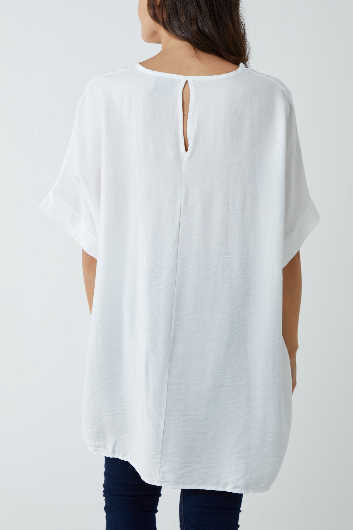 Sequin Evil Eye Short Sleeve Dress DMF2 WearAll