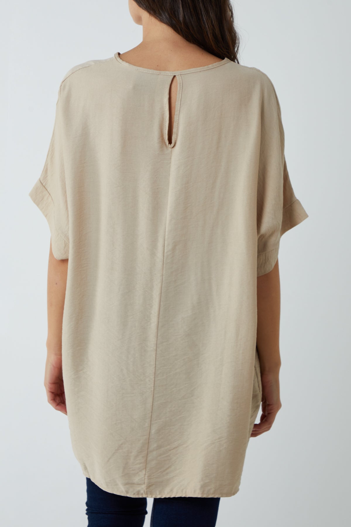 Sequin Evil Eye Short Sleeve Dress DMF2 WearAll