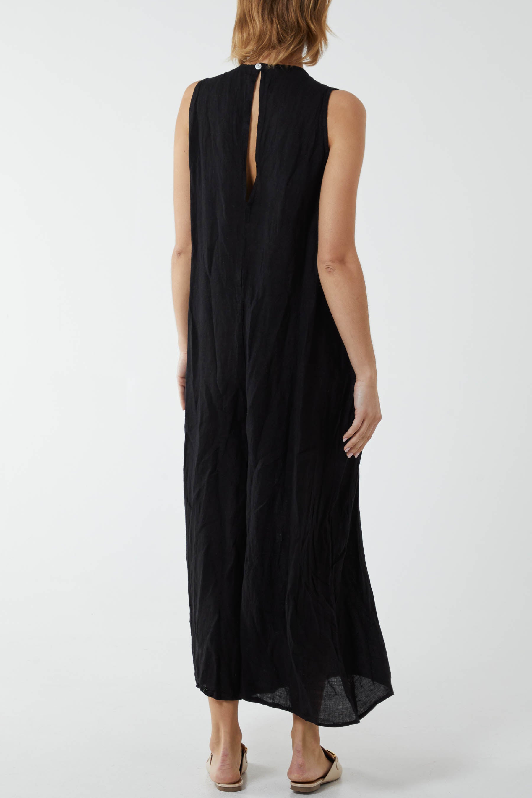 Linen Sleeveless Jumpsuit Jumpsuit WearAll