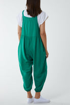 Pocket Crepe Satin Dungarees Dungarees WearAll