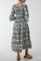 Gypsy Barot Baroque Button Dress Dresses WearAll