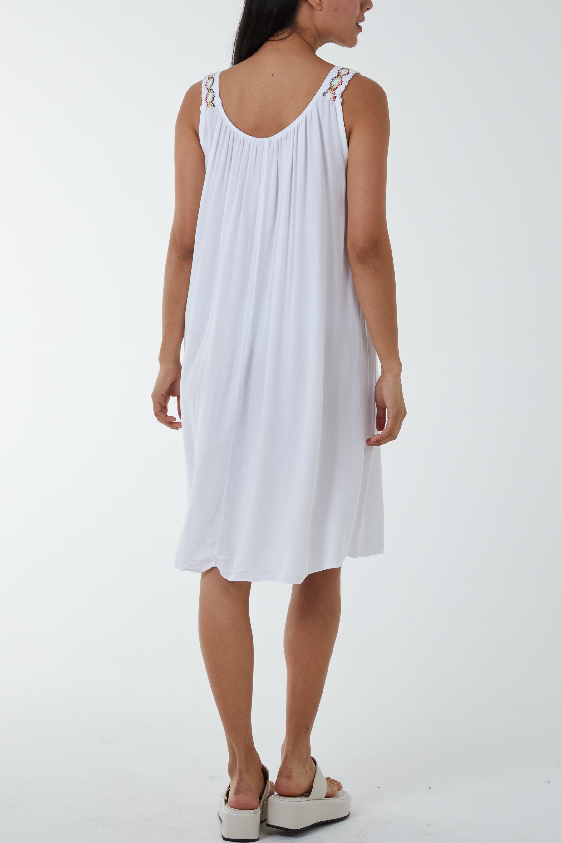 Crochet Strap Mini Dress Dresses WearAll