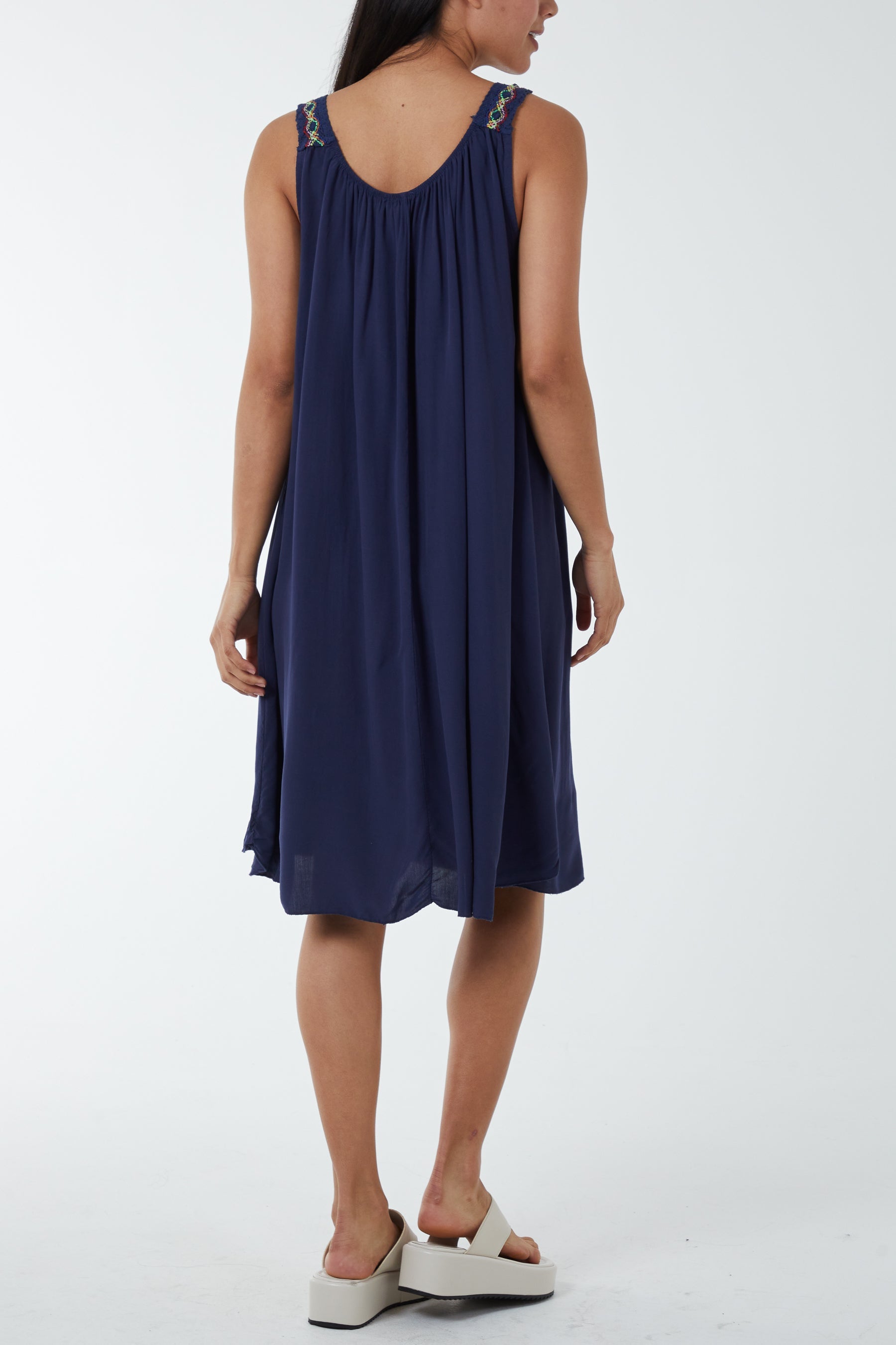 Crochet Strap Mini Dress Dresses WearAll