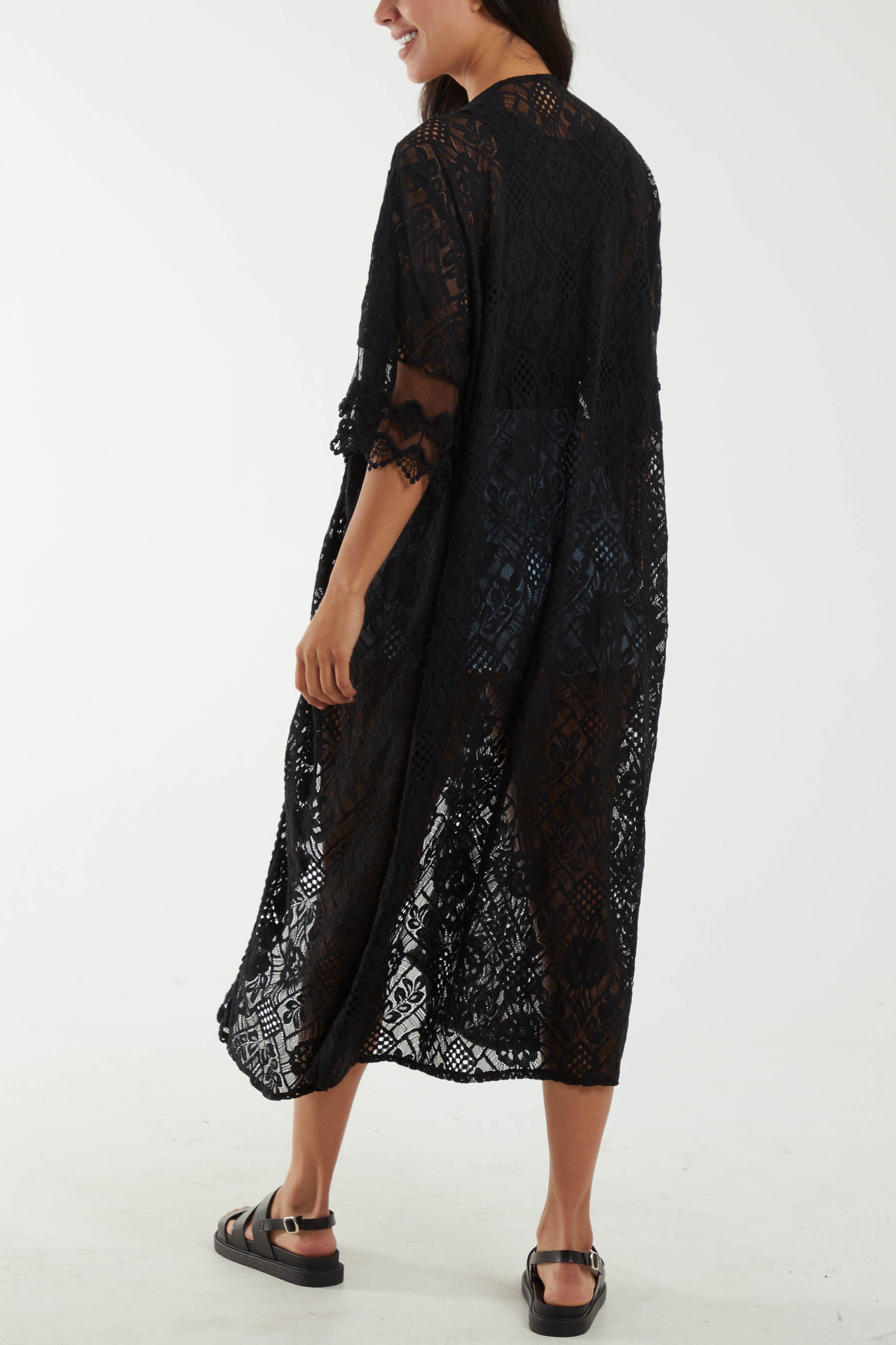 Laced Kimono Kimonos WearAll