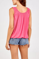 Balloon Ruffle Neck Vest TOPMF2 WearAll