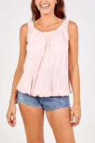 Balloon Ruffle Neck Vest TOPMF2 WearAll