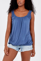 Balloon Ruffle Neck Vest TOPMF2 WearAll