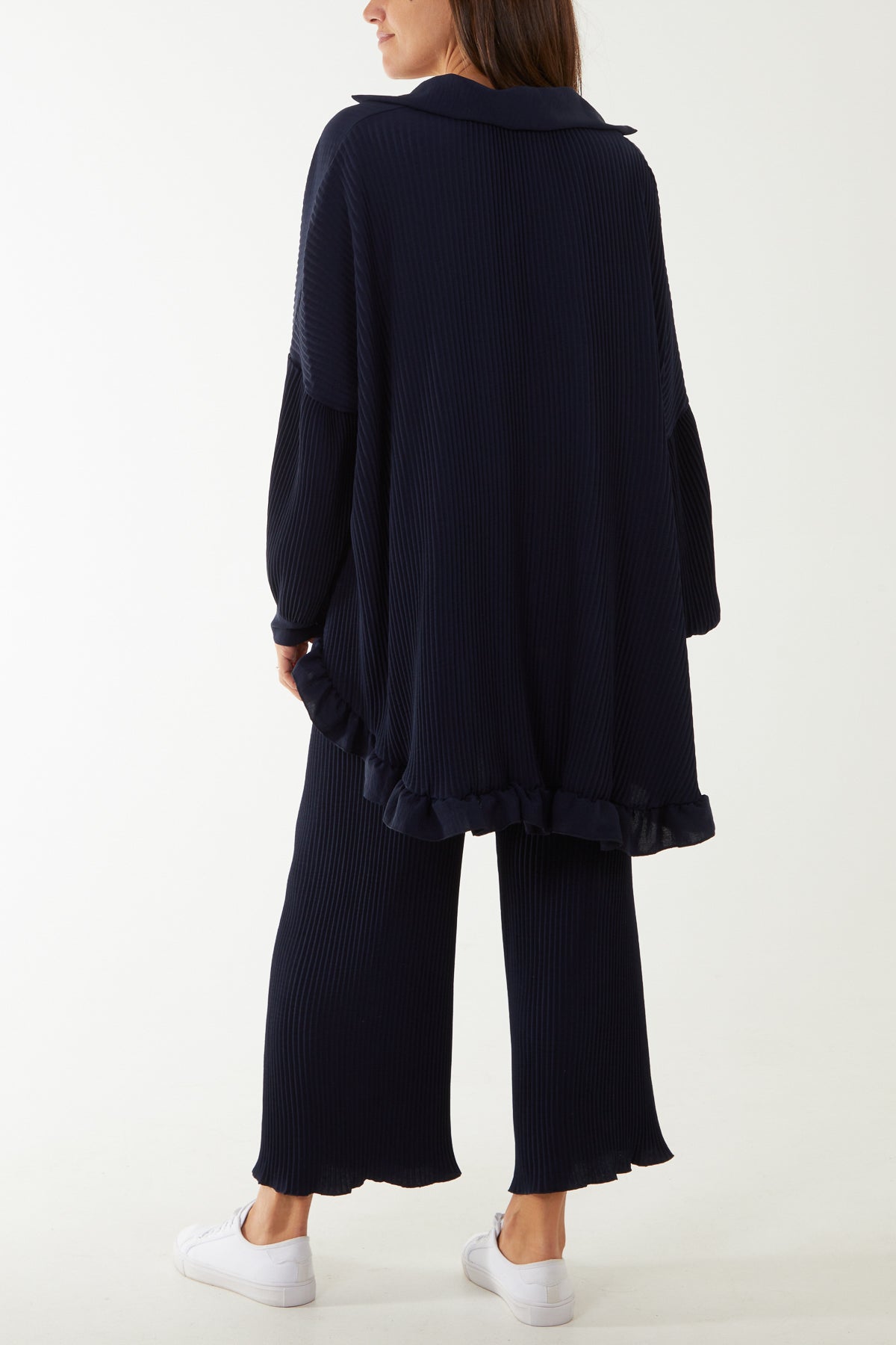 Plisse Shirt & Trouser Co-Ord Set Co-Ords WearAll