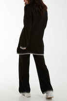 Pockets Stitch Hem Co-Ord Set Co-Ords WearAll