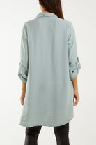 Roll Sleeve Utility Shirt Shirts WearAll
