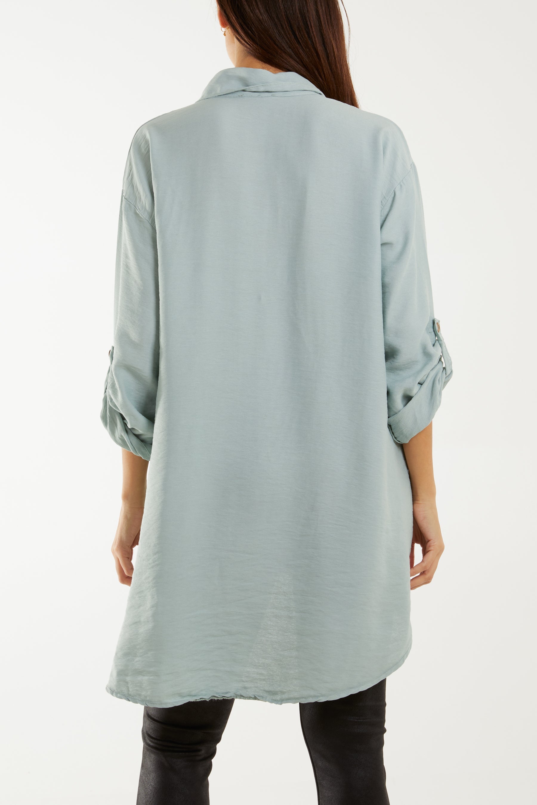 Roll Sleeve Utility Shirt Shirts WearAll