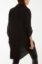 Roll Sleeve Utility Shirt Shirts WearAll