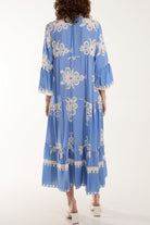 Printed Tiered Maxi Dress Dresses WearAll