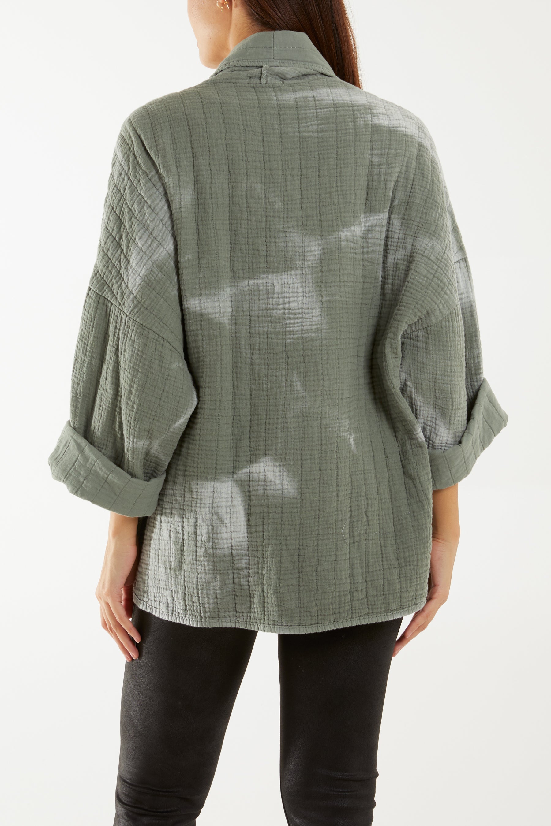 Tie Dye Cheese Cloth Kimono Jacket Jackets WearAll