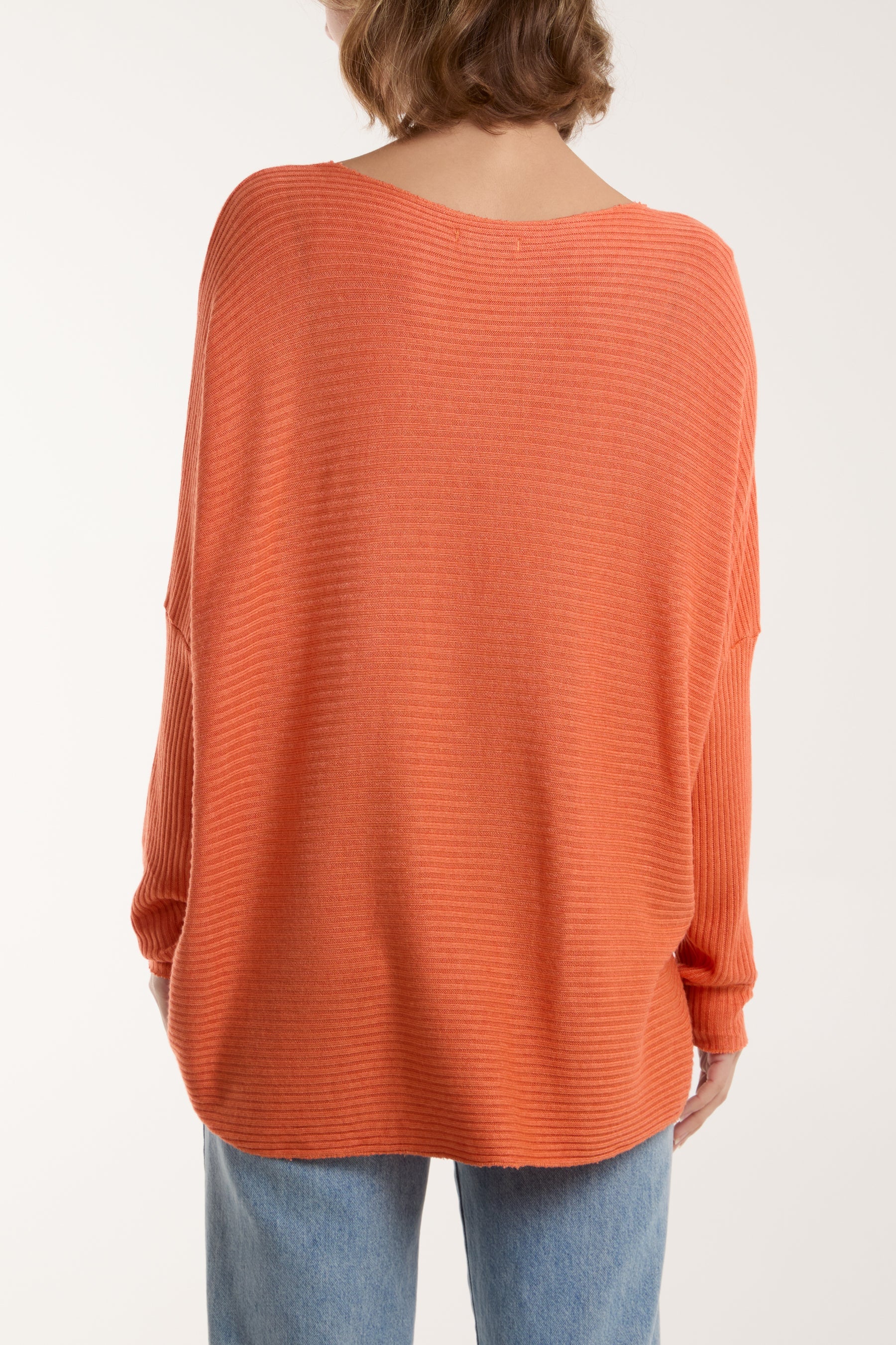 Wool Blend Floral Ribbed Knit Jumper Jumpers WearAll