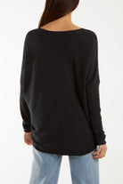 Wool Blend Floral Ribbed Knit Jumper Jumpers WearAll