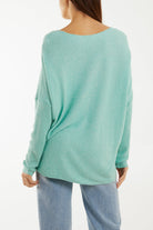 Wool Blend Floral Ribbed Knit Jumper Jumpers WearAll