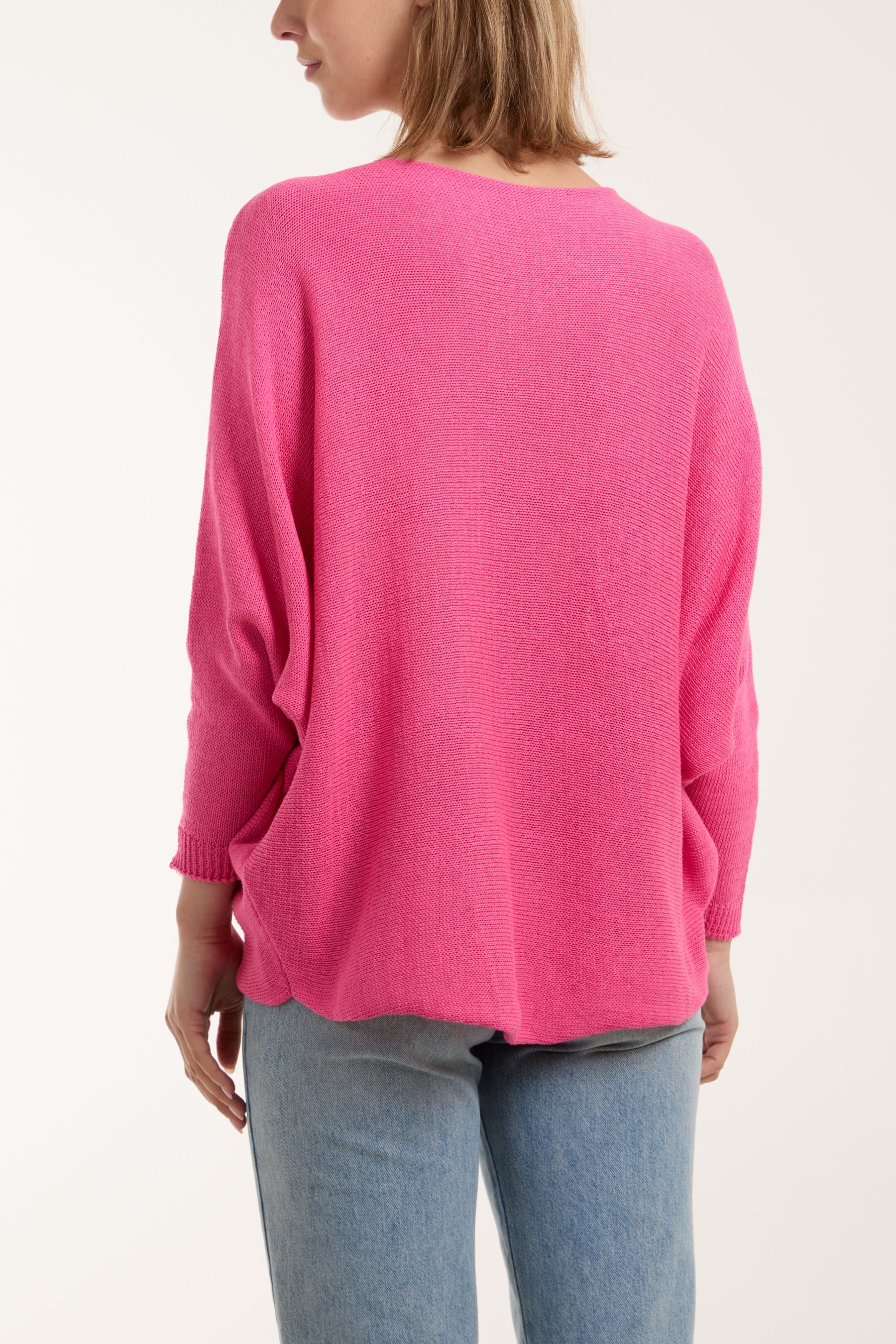 Daisies High Low Batwing Jumper Jumpers WearAll