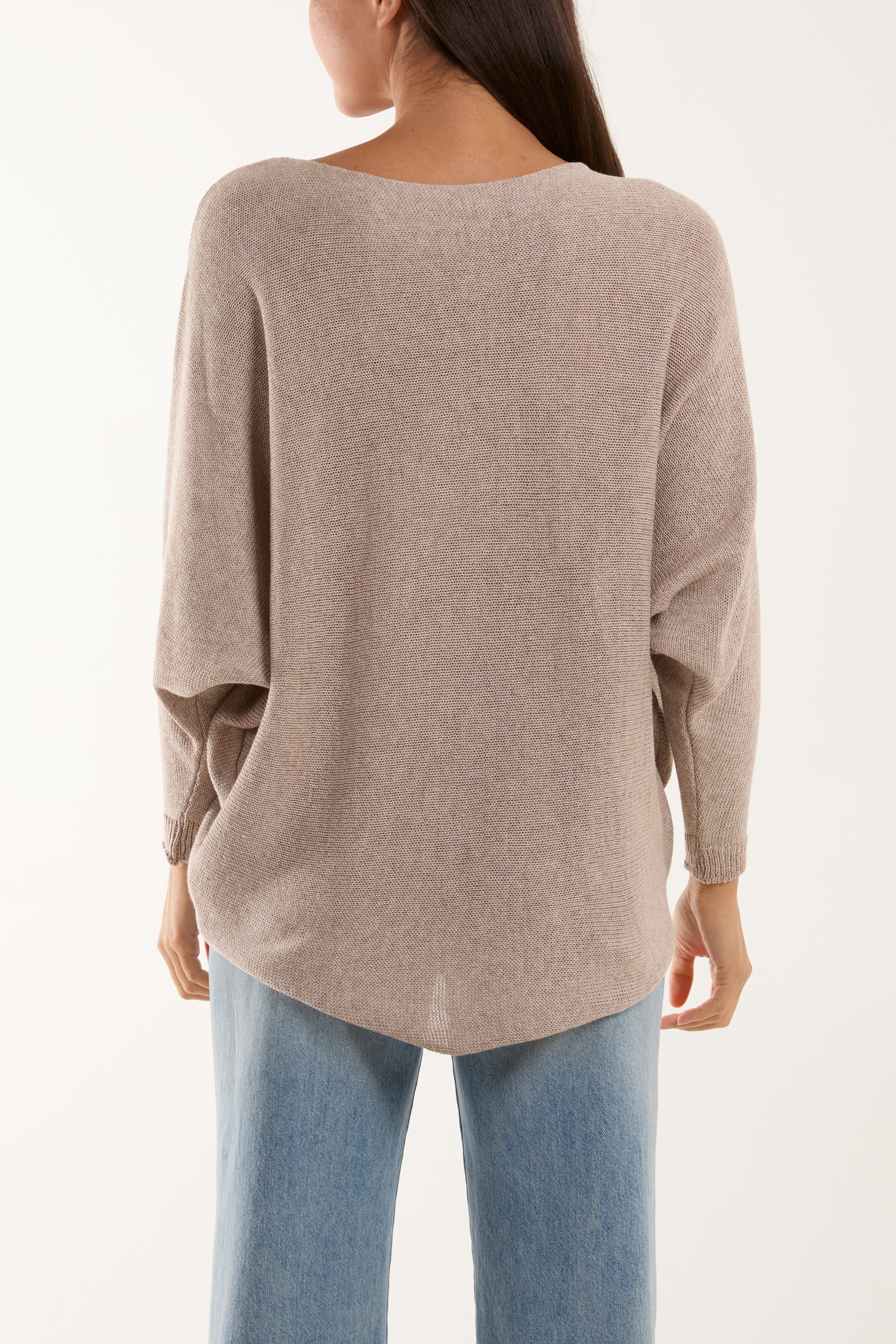 Daisies High Low Batwing Jumper Jumpers WearAll