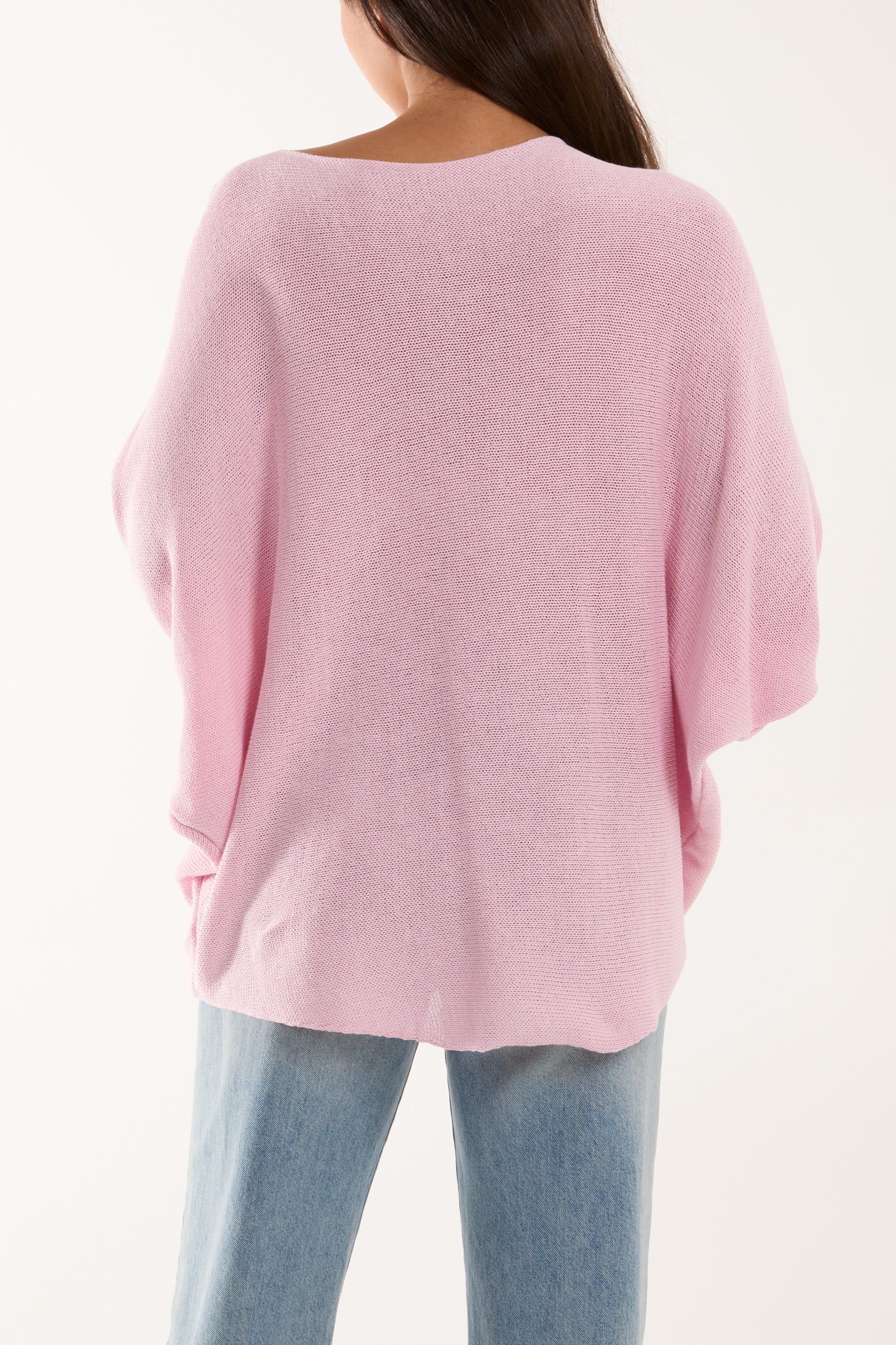 Daisies High Low Batwing Jumper Jumpers WearAll